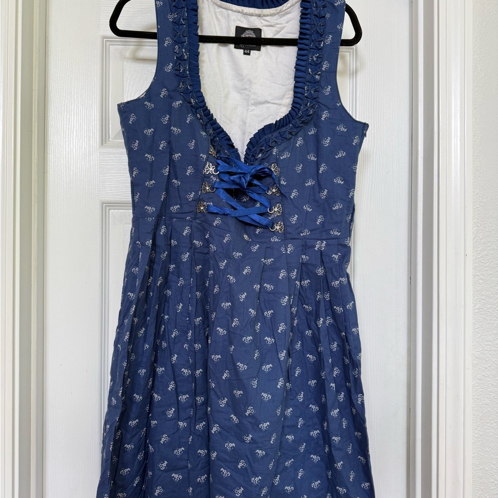 Navy Blue Almenrausch Dirndl